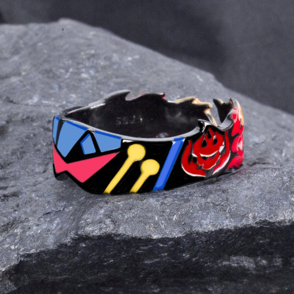 Anime Cartoon Figure Gurren Lagann Kamina Action Figure High Quality S925 Ring for Men - TWINKANIME