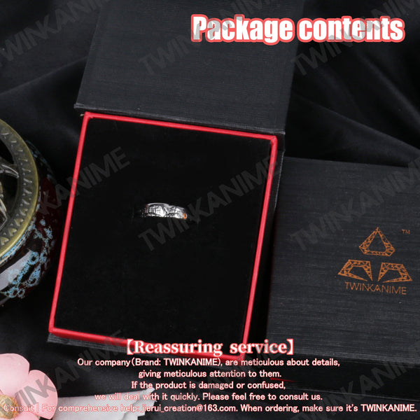 Anime DEATH NOTE S925 Adjustable Ring - TWINKANIME