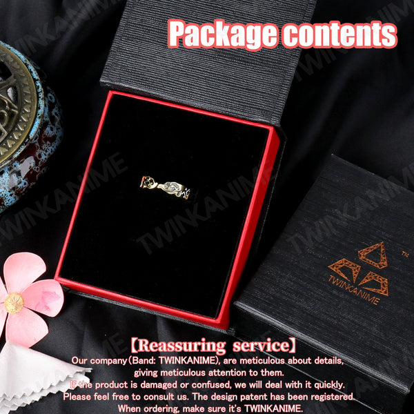 Anime Demon Slayer Agatsuma Zenitsu S925 Ring - TWINKANIME