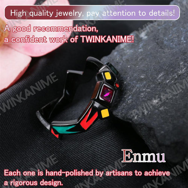 Anime Demon Slayer Enmu Ring S925 Ring - TWINKANIME