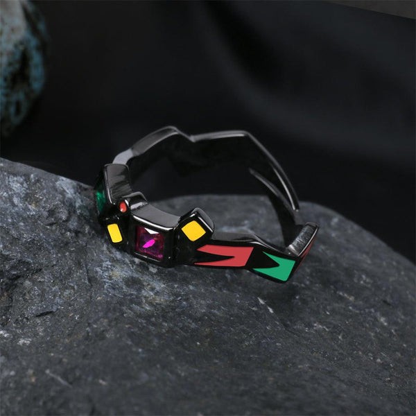 Anime Demon Slayer Enmu Ring S925 Ring - TWINKANIME