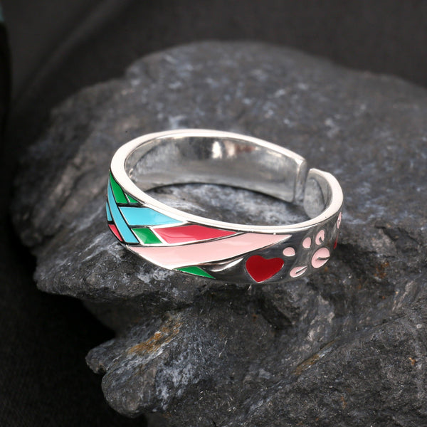 Anime Demon Slayer Kanroji Mitsuri S925 Ring - TWINKANIME