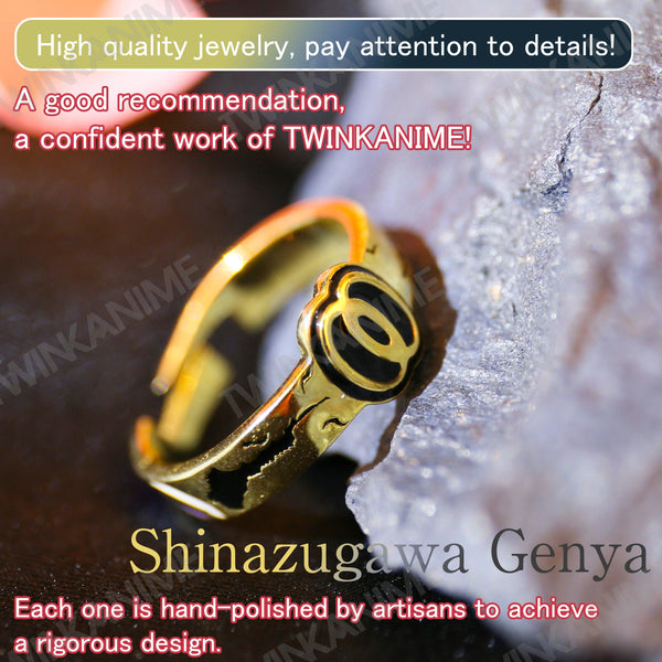 Anime Demon Slayer Shinazugawa Genya S925 Ring - TWINKANIME