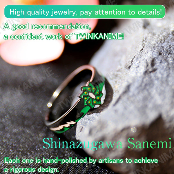 Anime Demon Slayer Shinazugawa Sanemi S925 Ring - TWINKANIME