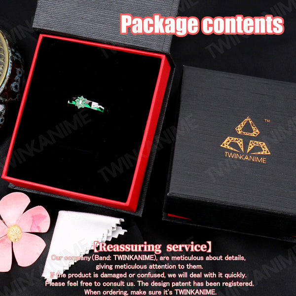 Anime Demon Slayer Shinazugawa Sanemi S925 Ring - TWINKANIME