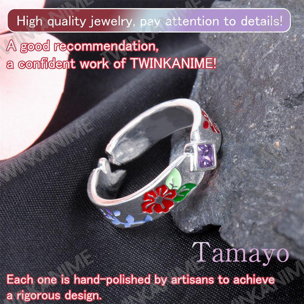 Anime Demon Slayer Tamayo Ring S925 Ring - TWINKANIME