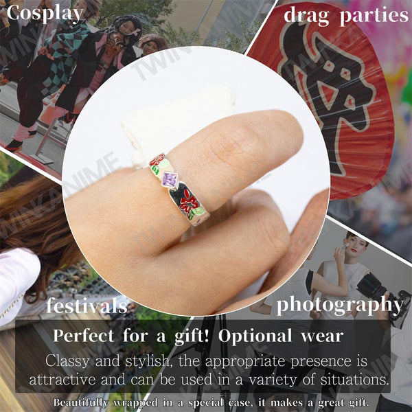 Anime Demon Slayer Tamayo Ring S925 Ring - TWINKANIME