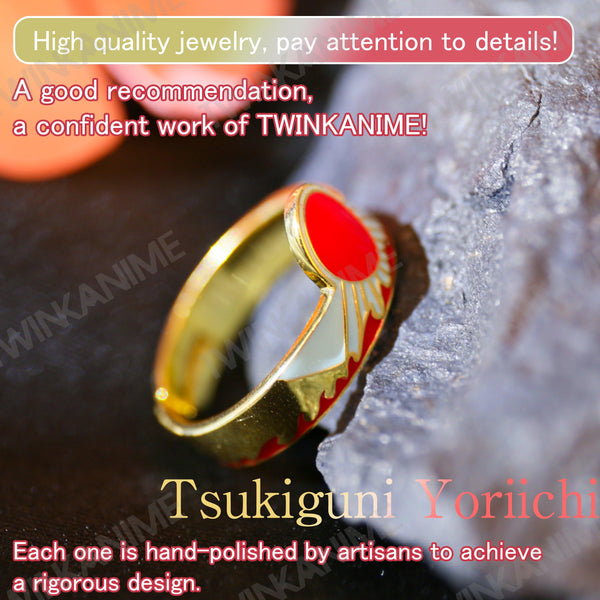 Anime Demon Slayer Tsugikuni Yoriichi S925 Ring - TWINKANIME