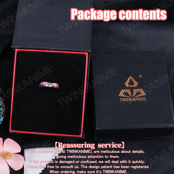 Anime Demon Slayer Ubuyashiki Kagaya S925 Ring - TWINKANIME