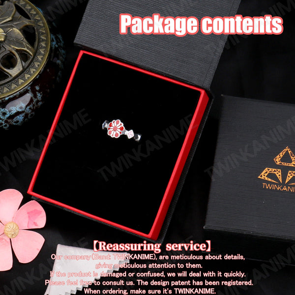Anime Demon Slayer Uzui Tengen S925 Ring - TWINKANIME