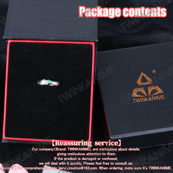 Anime EVA Ayanami Rei S925 Adjustable Ring - TWINKANIME
