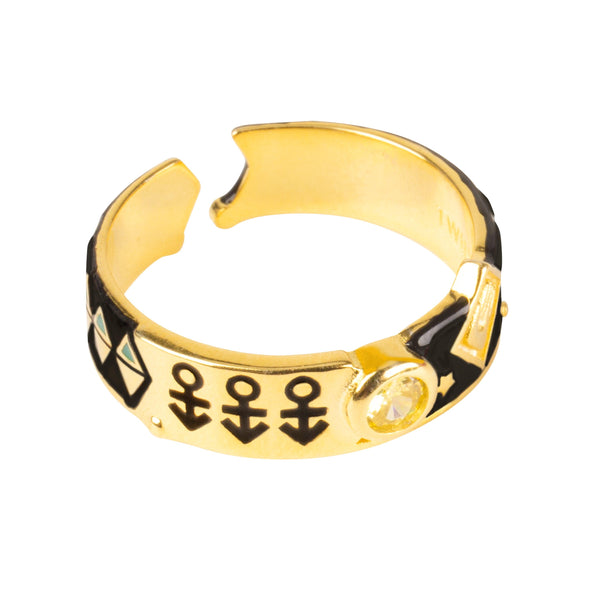 Anime JoJo'S Bizarre Adventure Manga Figure S925 Rings Adjustable - TWINKANIME