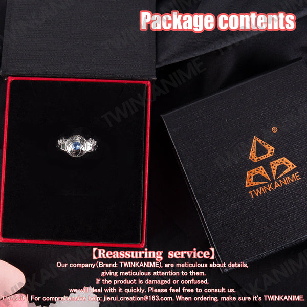 Anime Saint Seiya Shiryu S925 Silver Jewelry Cosplay Finger Ring - TWINKANIME
