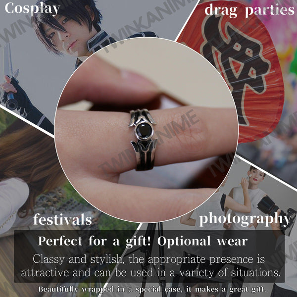 Anime Sword Art Online Kirito S925 Sterling Silver Ring - TWINKANIME