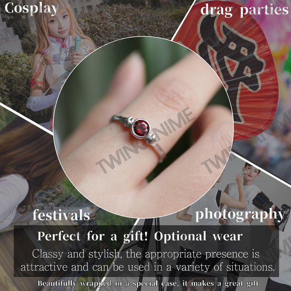 Anime Sword Art Online Yuuki Asuna S925 Sterling Silver Ring - TWINKANIME